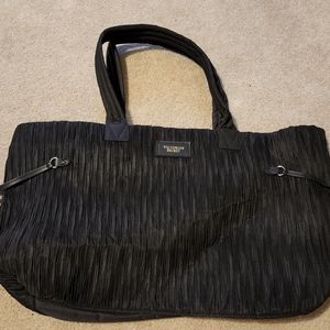 Black Victoria's Secret ruched tote